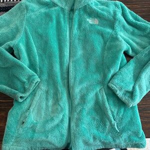 North Face Fleece Jacket Color Green Size Girls XL